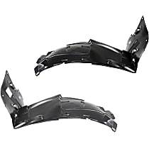 Front, Driver and Passenger Side, Front Section, Fender Liner