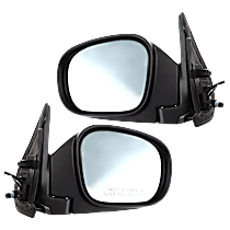 Driver and Passenger Side Mirror, Power Adjust, Heated, Manual Folding, Paintable, No Signal Light, No Memory, No Puddle Light, No Auto-Dimming, No Blind Spot Feature