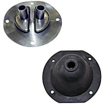 SET-J0801058 Shift Boot - Rubber, Direct Fit, Set of 2