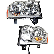 NEW HALOGEN HEADLAMP ASSEMBLY DRIVER SIDE FITS JEEP GRAND CHEROKEE CH2502224