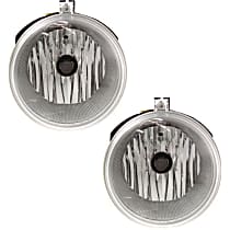 Front, Driver and Passenger Side Fog Lights, With Bulb(s), Halogen, CAPA CERTIFIED