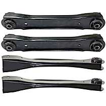 Front, Driver and Passenger Side, Upper and Lower Control Arms