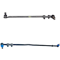 SET-J5352163-F Tie Rod Assembly - Front, Driver or Passenger Side, Inner and Outer, Set of 2