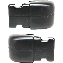 Rear, Driver and Passenger Side Bumper End, Primed Plastic