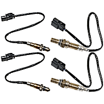 Passenger Side, Before and After Catalytic Convert Oxygen Sensor, Eng. VIN: T, FI, Turbocharged, GAS, Set of 4, 6 Cyl 3.5L - Passenger Side, Before and After Catalytic Converter