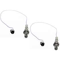 Before Catalytic Converter, Driver and Passenger Side Oxygen Sensors, 1-wire