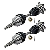 Front, Driver and Passenger Side Axle Assembly, New, 5.4L 8Cyl