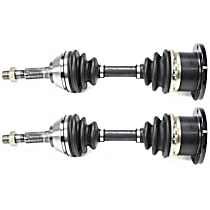 Front, Driver and Passenger Side Axle Assembly, Naturally Aspirated, OHV, GAS, Standard Cab Pickup