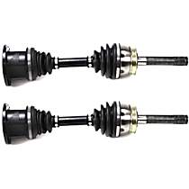 Front, Driver and Passenger Side Axle Assembly, Naturally Aspirated, SOHC, GAS, Standard Cab Pickup