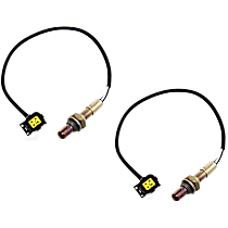 Before Catalytic Converter, Front and Rear Oxygen Sensor, B1S1; B2S1, FI, Naturally Aspirated, GAS, Set of 2, 4-wire, 6 Cyl 3.6L