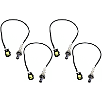 Before and After Catalytic Converter Oxygen Sensor, Set of 4, 4-wire