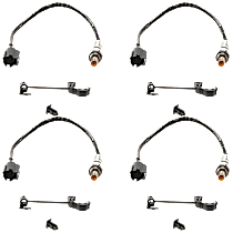 Before and After Catalytic Converter Oxygen Sensor, Set of 4, 4-wire