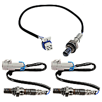 Before Catalytic Converter, Front and Rear and After Catalytic Converter, Front Oxygen Sensors, 4-Wire, 8 Cylinder, 4.6L Engine