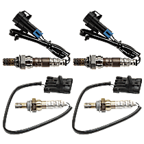 Before and After Catalytic Converter Oxygen Sensor, enginevinnname: R, FI, Naturally Aspirated, GAS, Set of 4, 4-wire, 8 Cyl 5.7L