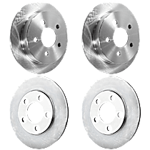 Front and Rear Brake Disc, Plain Surface, 5 Lugs, 277.88 mm