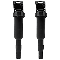 Ignition Coil, N52 Engine, With Bosch Unit, Set of 2, 6 Cyl 3.0L - 