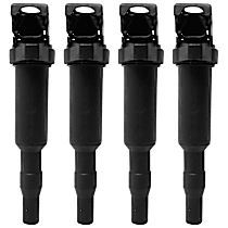 Ignition Coil, N52 Engine, With Bosch Unit, Set of 4, 6 Cyl 3.0L
