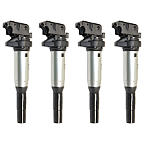 Ignition Coil, Turbocharged, Set of 4, 4 Cyl 1.6L
