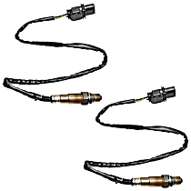 Before Catalytic Converter, Driver and Passenger Side Oxygen Sensors, 5-wire, Wideband sensor