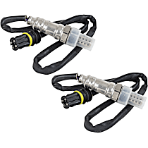 After Catalytic Converter, Driver and Passenger Side Oxygen Sensors, 4-wire