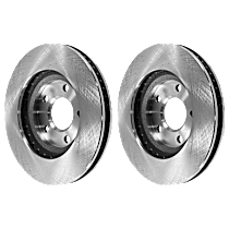 Front Brake Disc, Plain Surface, Vented, 5 Lugs, 302.77 mm, STS, 4.6L 8Cyl