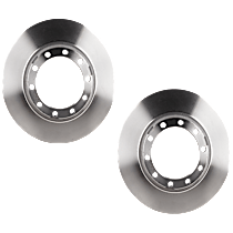 Rear Brake Disc, Plain Surface, Vented, 10 Lugs, 389.89 mm