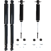 Front and Rear, Driver and Passenger Side Shock, RWD, Rear Wheel Drive