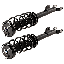 Front, Driver and Passenger Side Fully Loaded Strut, RWD, Rear Wheel Drive