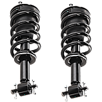 Front, Driver and Passenger Side Fully Loaded Strut, RWD