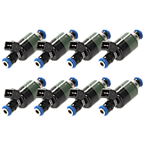 Fuel Injector - New, Set of 8