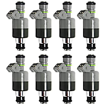 Fuel Injector, Gas, Set of 8, 8 Cyl 4.9L - 
