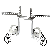 Front, Driver and Passenger Side Window Regulators, Power