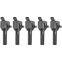Ignition Coil, Set of 5, 6 Cyl 4.2L