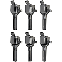 Ignition Coil, Set of 6, 6 Cyl 4.2L