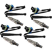 Before and After Catalytic Converter, Front and Re Oxygen Sensor, enginedesignationname: LFX, enginevinnname: 3, FI, Naturally Aspirated, FLEX, Set of 4, 4-wire, 6 Cyl 3.6L