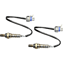 After Catalytic Converter, Driver and Passenger Side Oxygen Sensors, 4-wire