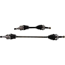 Front, Driver and Passenger Side Axle Assembly, Automatic/Manual Transmission