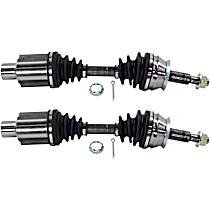 Front, Driver and Passenger Side Axle Assembly, Four Wheel Drive, Production Date To September 12, 2000, New, 4WD