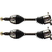 Front, Driver and Passenger Side Axle Assembly, 2 Wheel Steering