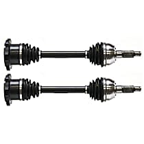 Front, Driver and Passenger Side Axle Assembly - New Set of 2