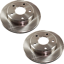 Front Brake Disc, Plain Surface, Vented, 5 Lugs, 311.91 mm, 4.7L 8Cyl
