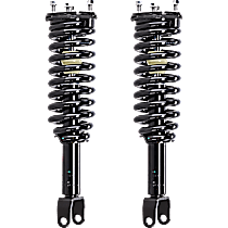 Front, Driver and Passenger Side Fully Loaded Strut, RWD, Rear Wheel Drive