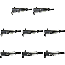 Ignition Coil, Set of 8, 8 Cyl 4.7L