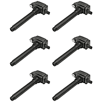 Ignition Coil, Set of 6, 6 Cyl 3.6L