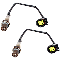 Before Catalytic Converter, Driver and Passenger S Oxygen Sensor, FI, Naturally Aspirated, GAS, Set of 2, 4-wire, 6 Cyl 3.8L