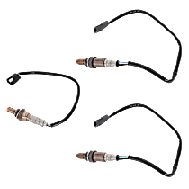 Before and After Catalytic Converter Oxygen Sensor, Enginedesignationname: VQ37VHR, FI, Naturally Aspirated, GAS, Set of 3, 6 Cyl 3.7L - Before and After Catalytic Converter
