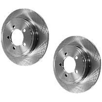 Rear Brake Disc, Plain Surface, Solid, 5 Lugs, 300.99 mm, 4.6L 8Cyl