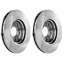 Front Brake Disc, Plain Surface, Vented, 5 Lugs, 277.88 mm, 2.0L 4Cyl
