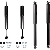 Front and Rear, Driver and Passenger Side Shocks