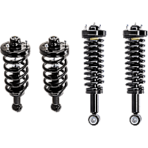 Front and Rear, Driver and Passenger Side Fully Loaded Strut
